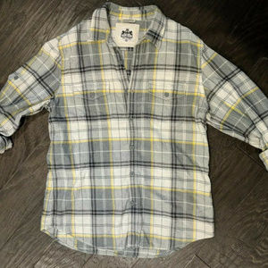 Express Long Sleeve Flannel Shirt Mens Size Large